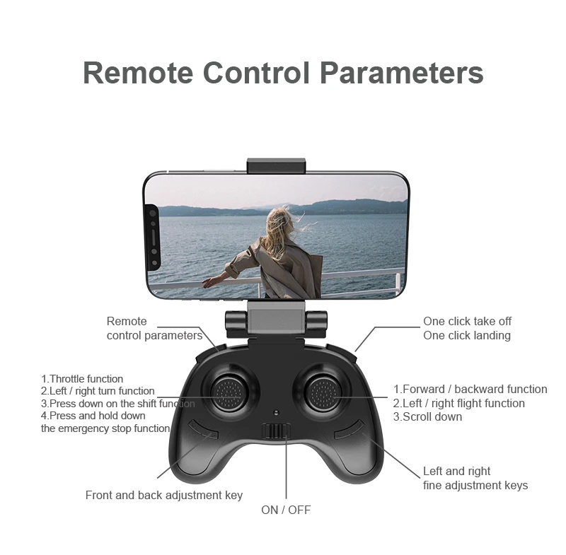 2020 New Drone Quadcopter GPS Drone Batteries Radio Control Toys R16 4K HD Aerial Drone With Camera