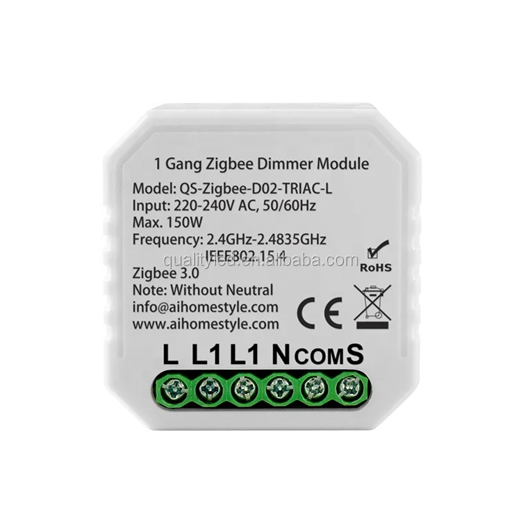 Wholesale 220-240V Intelligent automation Super Mini Size Zigbee 3.0 Switch Dimmer Module - ANKUX.COM