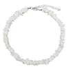 Chic Retro Creative Natural Shell Piece Necklace New Sea Style White Color Choker Children's Jewelry Bijoux Femme