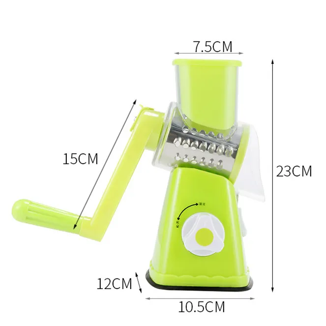 China Factory Manual Aluminum Alloy Vegetable Grater Chopper Cutter