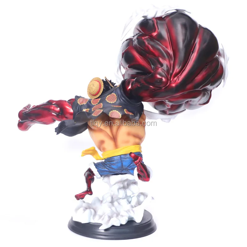 Anime One Piece Gear Fourth P.o.p Xxl Monkey D Luffy Pvc Action Figure Collection Models Toys