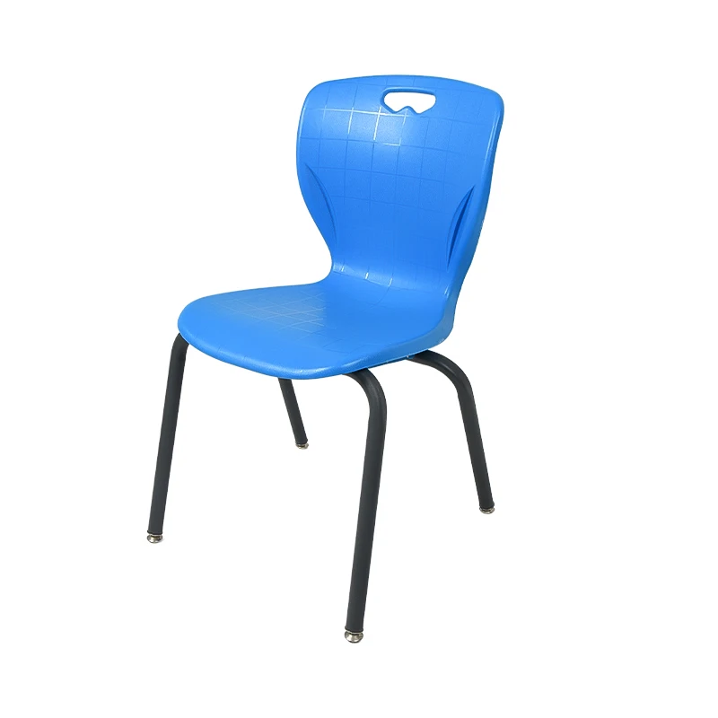 Plastic Stackable Chair School Furniture Professional Supplier Steel Frame Plastic Classroom Student Chair