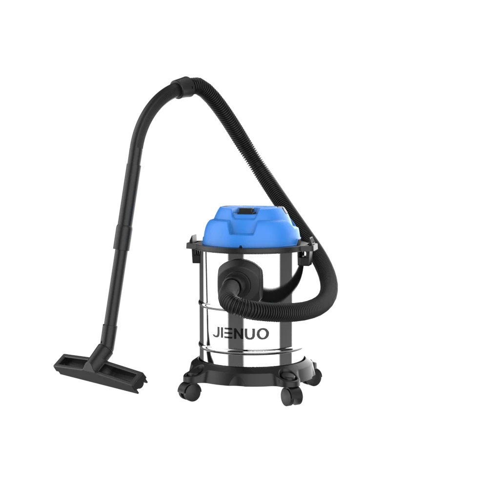 Ridgid 3-gallon shop vac next to 1-gallon unit showing size comparison