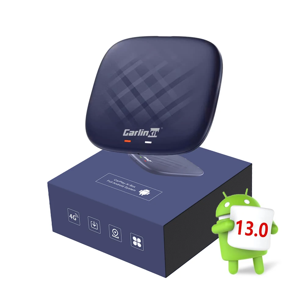 Carlinkit Wireless Carplay AI Box Tbox-plus, 8+128G, Android 13