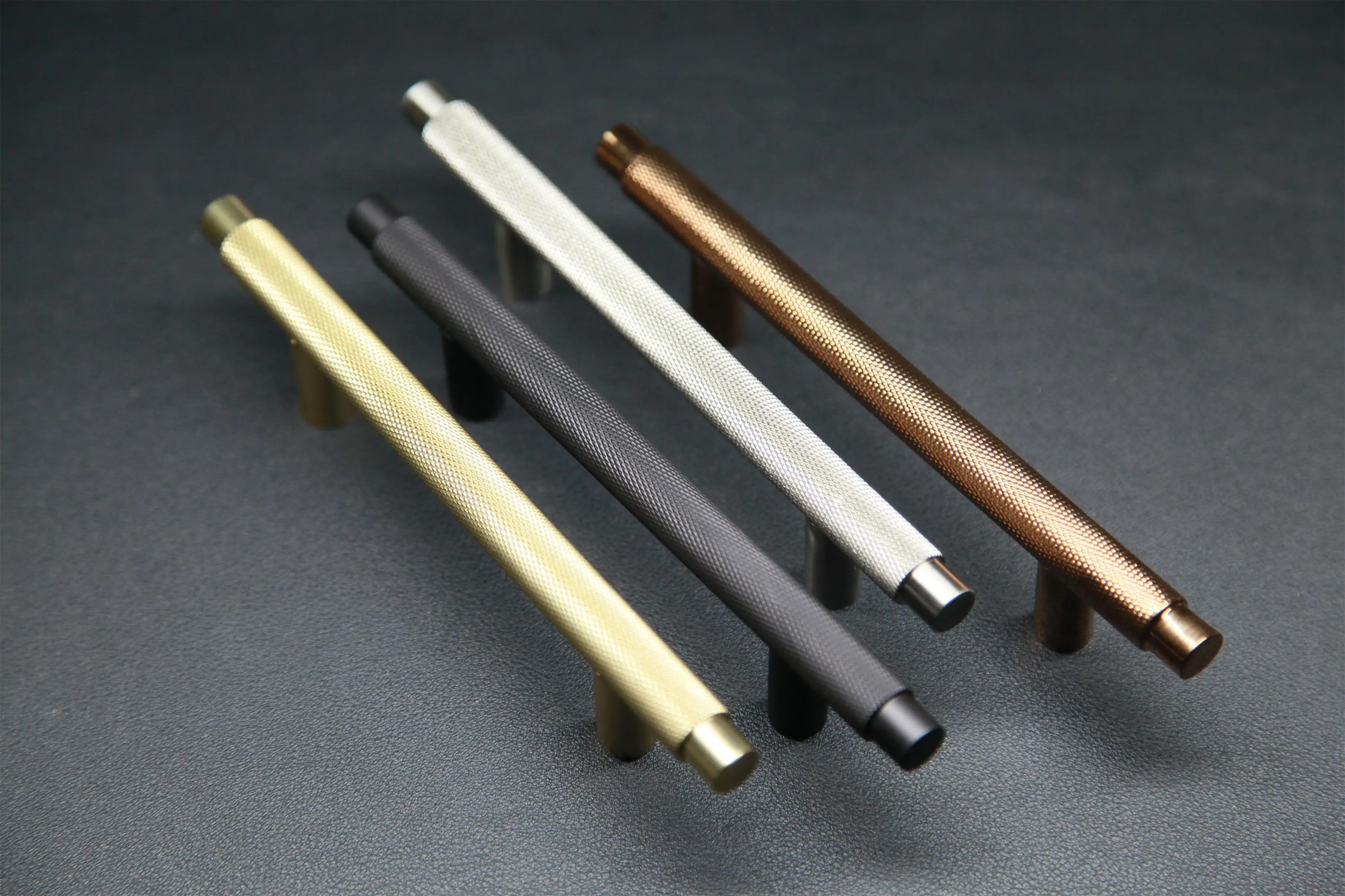 Brass/copper Unique Furniture Handle Designer Knurling Furniture
