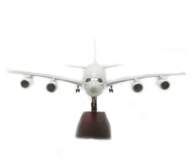 Wholesale Hot Customize Qatar Airways Passenger A380 LED airplane