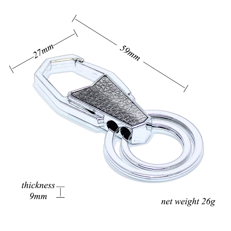 Metal Octagon Key Holder For Men Creative Chain Hook Organiser_voghion.com