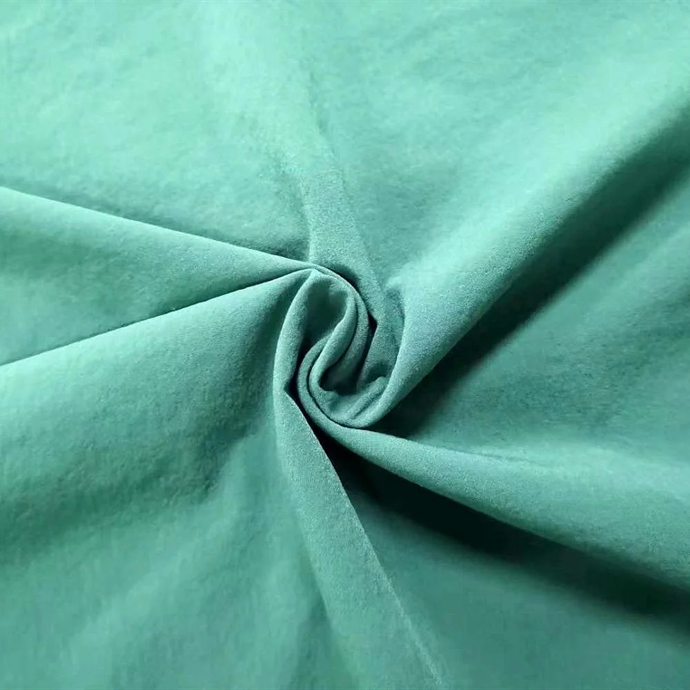 高品质92% 尼龙8% 氨纶面料尼龙氨纶皱纹面料,具有抗紫外线涂层