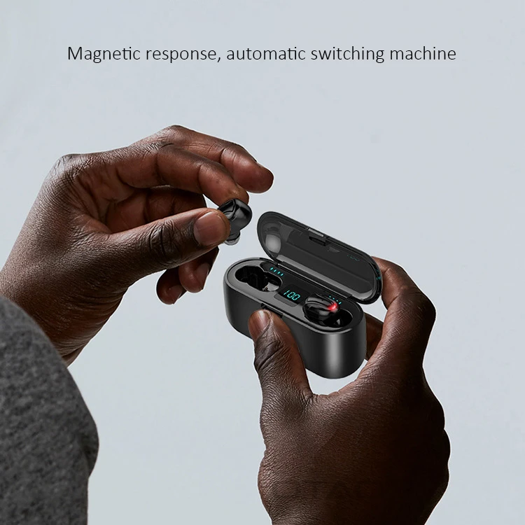 Tws Aviation Headset Earphone Bluetooth Wireless Earbuds Headphone In Ear Smartphone Ps4 Power Bank Microfone Custom Logo - ANKUX.COM