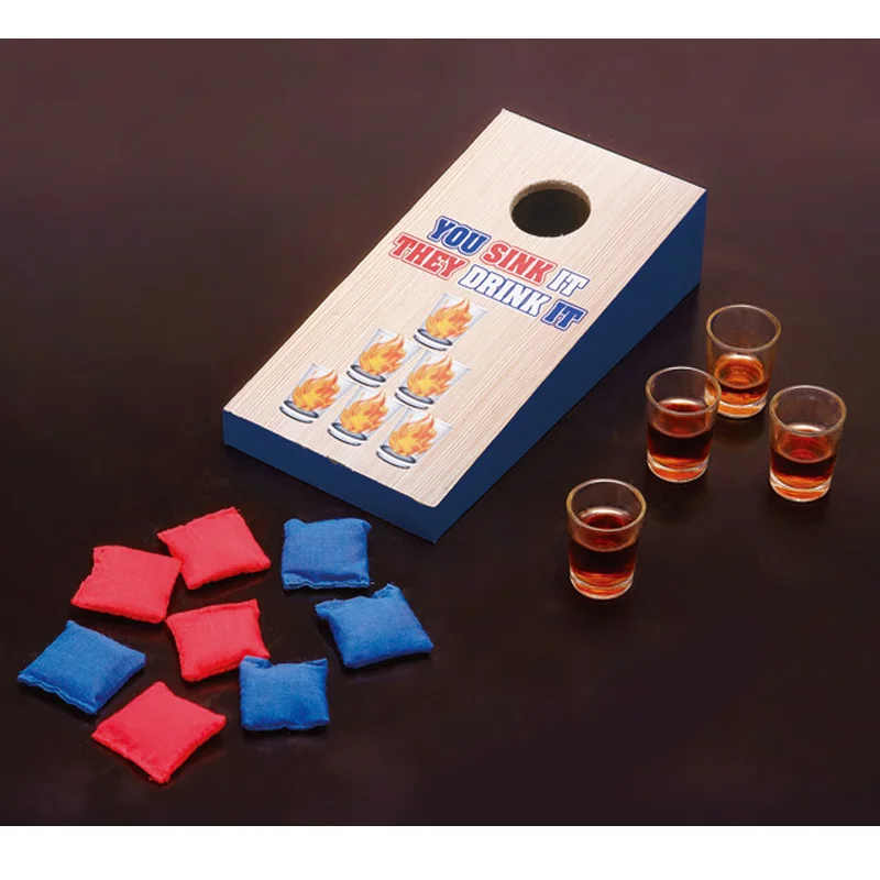 Lander Drinking Game Wooden Sandbag Corn Hole Toss Game For Party Buy