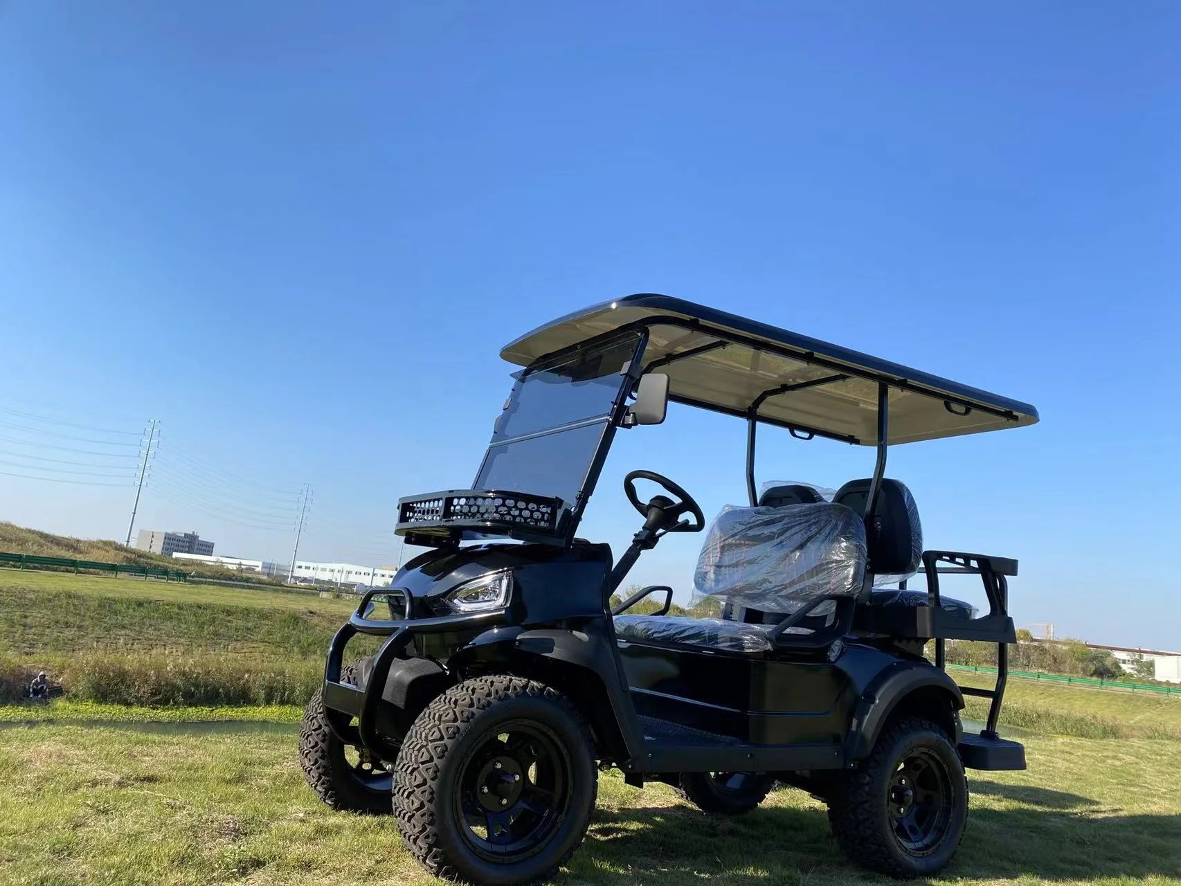4 Wheel Electric Golf Cart With 4 Seater And High Quality 5kw Ac Eve