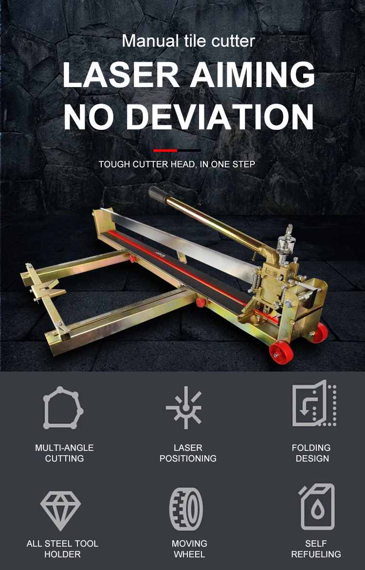 Etop Factory Price 800mm1200mm Professional Manual Laser Tile Cutter