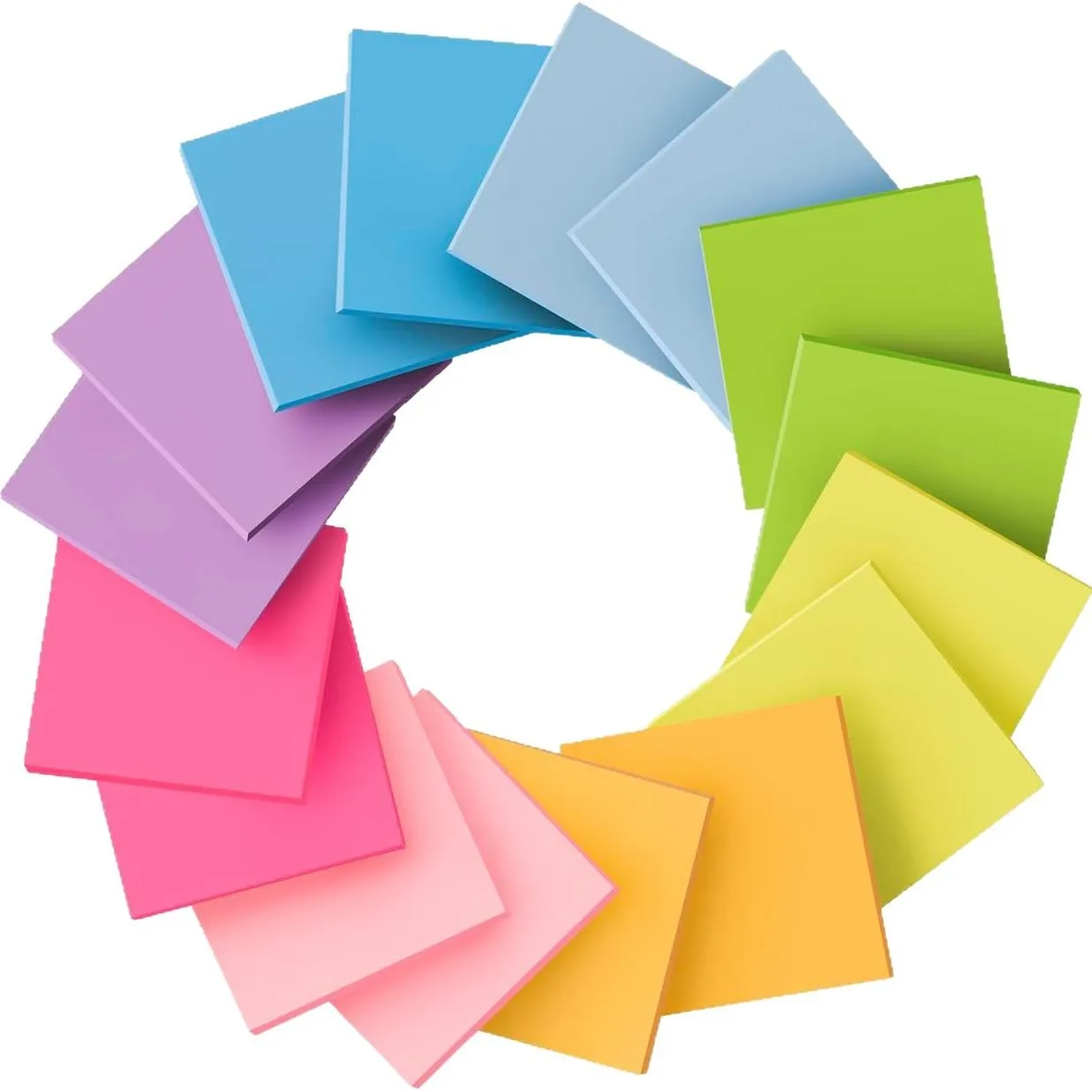 Wholesale Bright Colors Custom Postick Label Paper Memo Pads & Sticky ...