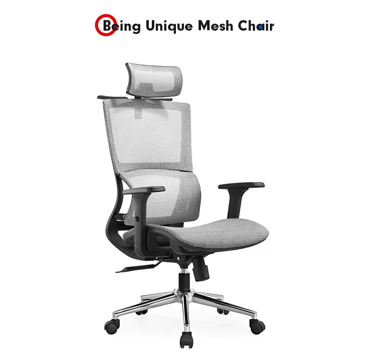 White lumbar support office chair Clearance