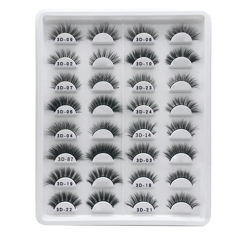 

3D Mink Eyelashes,5 Pairs, Natural color