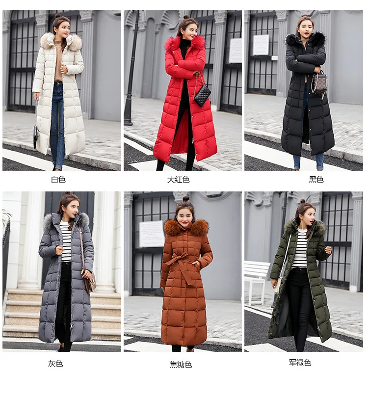 Hot selling winter coat women winter long jackets for ladies black women's jackets