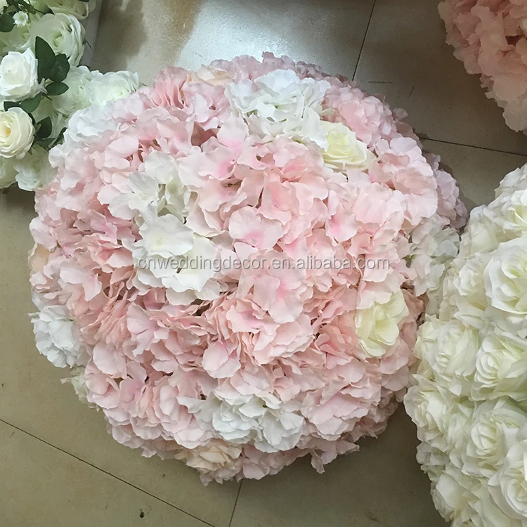 Wedding Artificial Round Silk Flower Arrangement Ball Centerpiece Buy