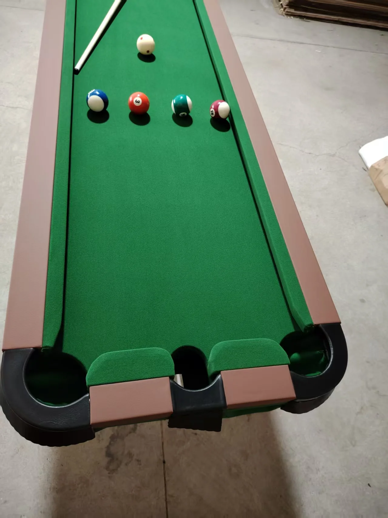 Five-point Wood Billiard Training Table - Foldable & Accurate