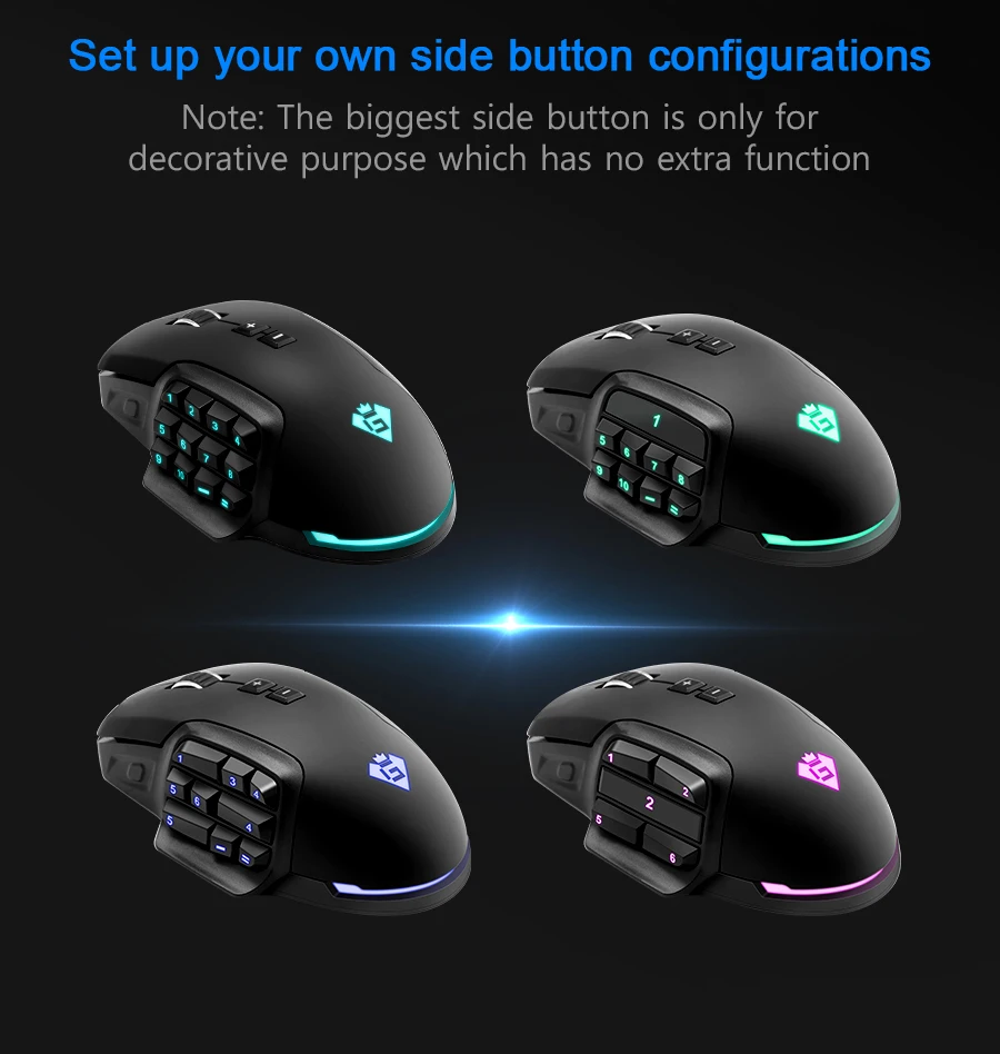 ICONIC outlet RGB Wired Gaming Mouse