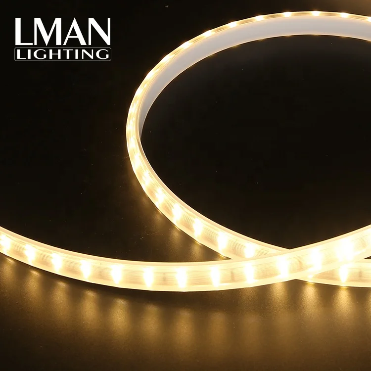 China Manufacturer non wire SMD 2835 120eds/m IP65 waterproof AC 110V 220V led strip lamp