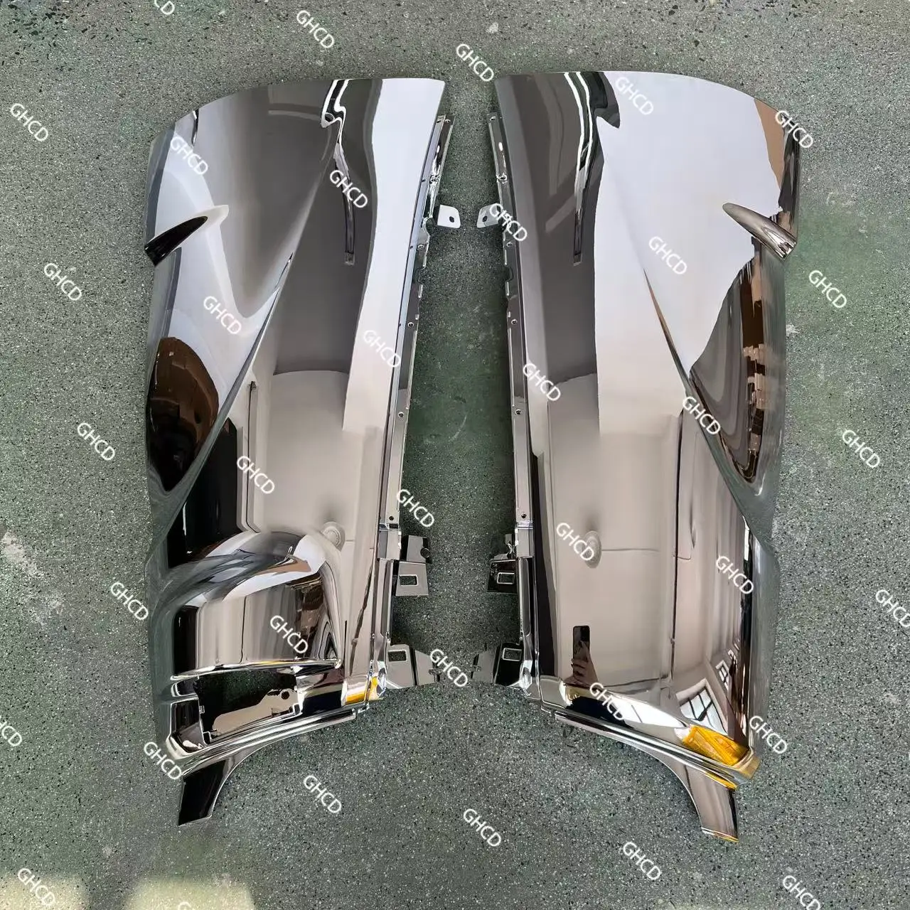 product ghcd high quality chrome plated corner panel for japanese truck new hino 500 mitsubishi isuzu nissan made of durable plastic-1