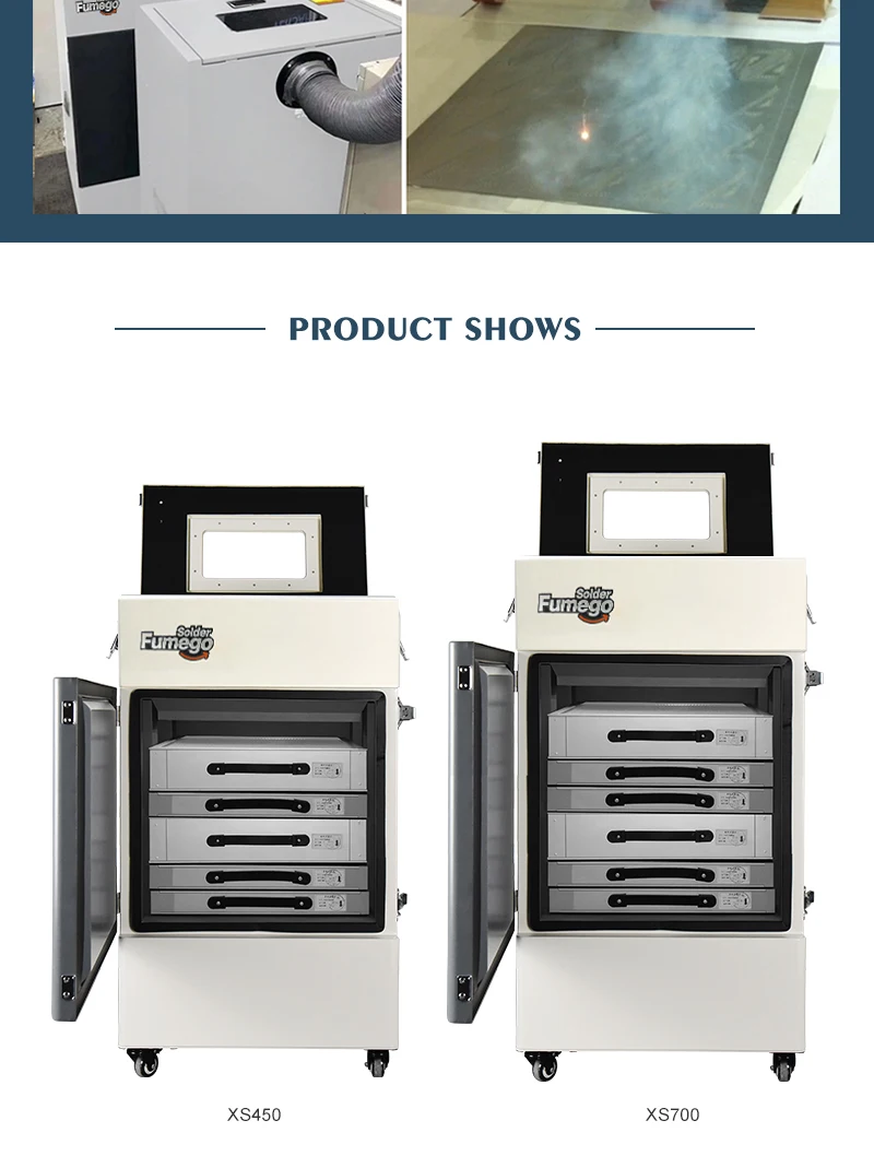 Multiple Acrylic Extraction Fiber Filtraction Laser Cutting Engraving