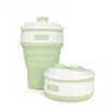 350ML Eco-friendly BPA Free Collapsible Cup Lightweight Collapsible Silicone Coffee Cup Wear-resistant Collapsible Coffee Cup