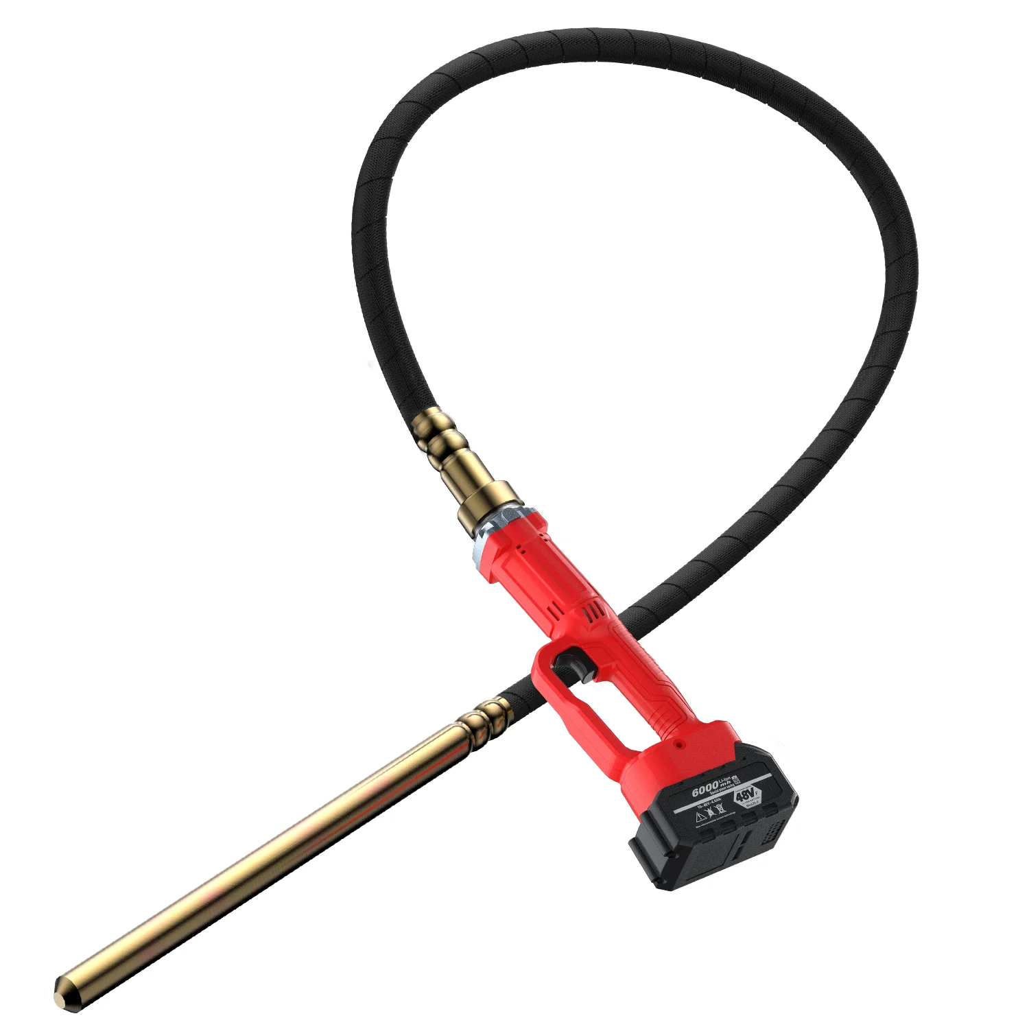 CNCEST Concrete Vibrator-Electric Concrete Vibrator Hand Held Lithium Battery Electric Concrete Vibrator Kit 110V