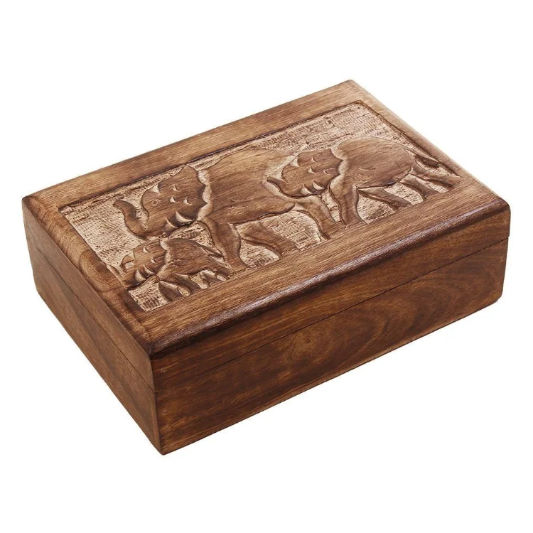 Kotak Perhiasan Kayu India Motif Gajah Organizer Pernak Pernik Buatan Tangan Buy Grosir Kustom Kayu Tahan Lama Perhiasan Cincin Kotak Dengan Penutup Serbaguna Kasus Pemegang Untuk Menyimpan Perhiasan Kenang Kenangan Dekorasi Meja Rias Desa Gaya