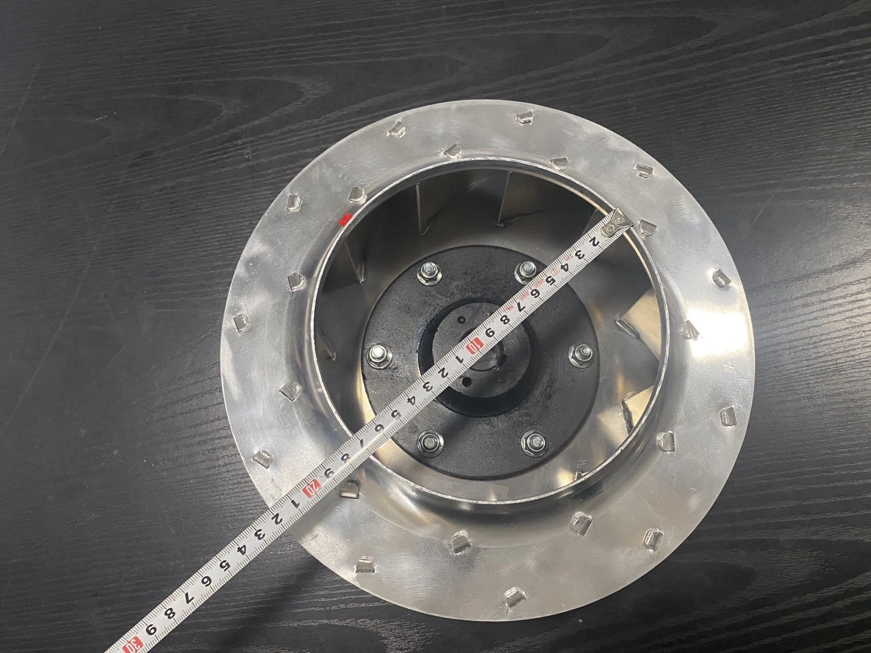 Riveted Wind Wheel Fan, 280mm, Aluminum, Centrifugal - detail 2