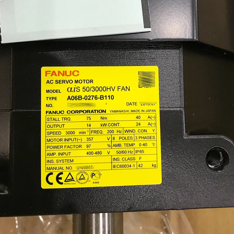 A06B-0276-B110 Fanuc Mới Gốc AC Động Cơ Servo