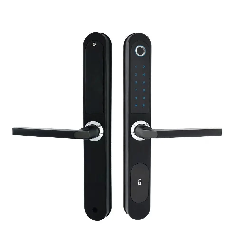 New Fingerprint Door Lock European Standard Mortise Fingerprint Door 