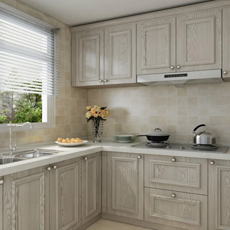 Solid Wood Unassembled White Shaker Base Kitchen Made In China