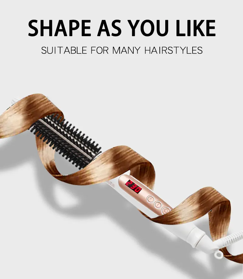 Best Ceramic Hot Hair Air Heat Brush Pro 1in All In One Styling Tool