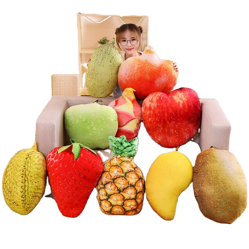 New creative simulation fruits and vegetables pillow bok choy office nap pillow home sofa cushion gift