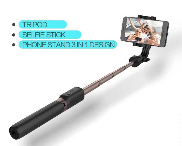 Best Christmas Gift 2019 Phone Holder Selfie Stick 360 Rotation Remote Selfie Stick Tripod Bluetooth 3.0 for Cellphone Mobile