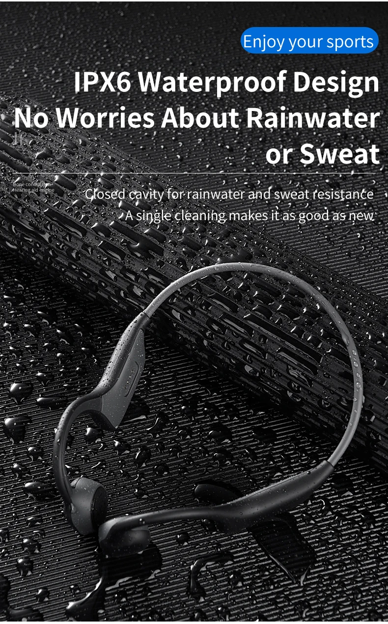 High Quality Oem Wireless Ear Hook Neckband Headphones Open Ear Wireless Bone Conduction Headset - ANKUX.COM