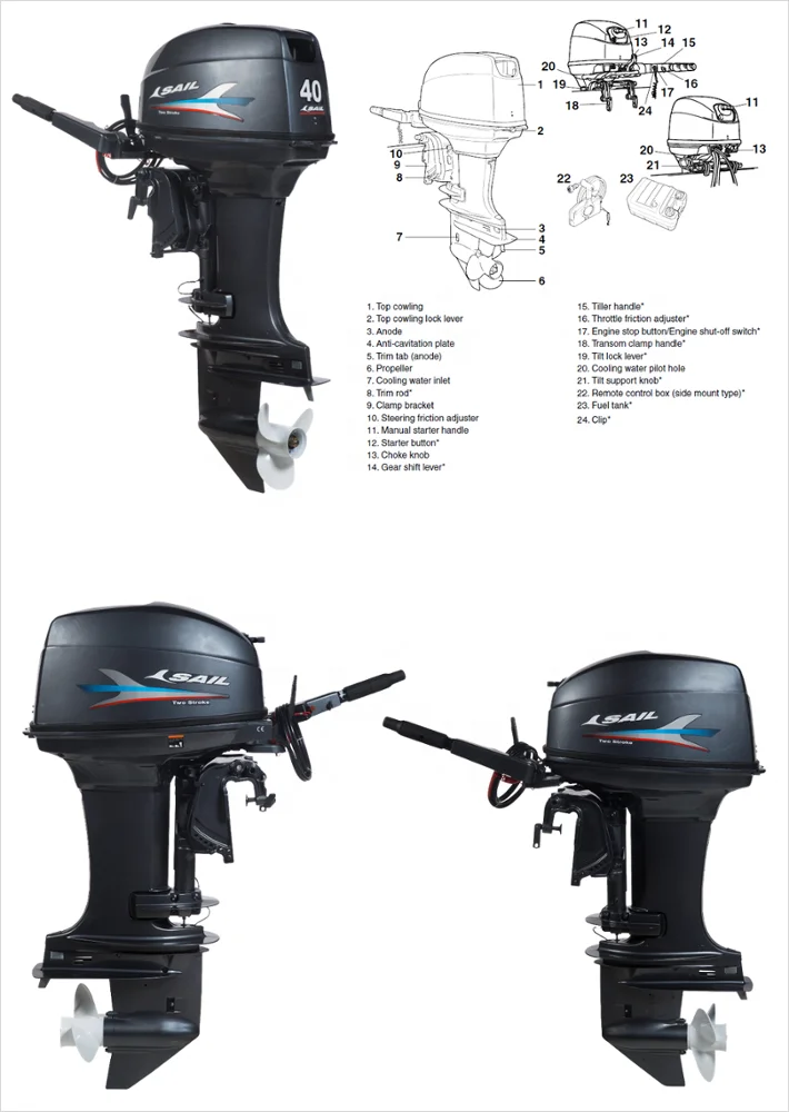 15hp/40hp Used Outboard Motors / Used Outboard Engines For Sale Buy