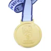 China Medal Factory Make Custom Award Football Solid Gold Plating Medals for Honor