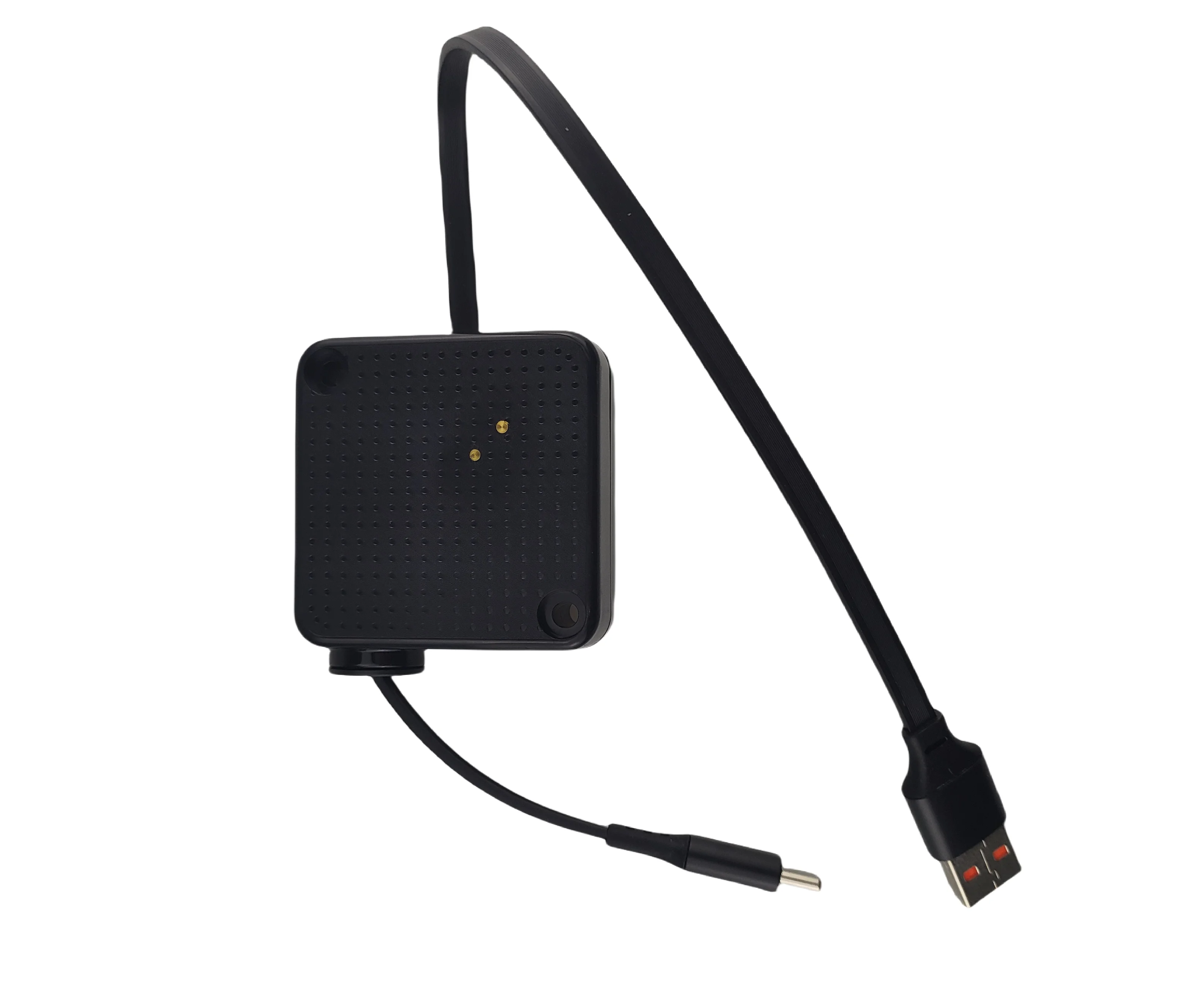 One-Way Pull Retractable USB Cable Guide