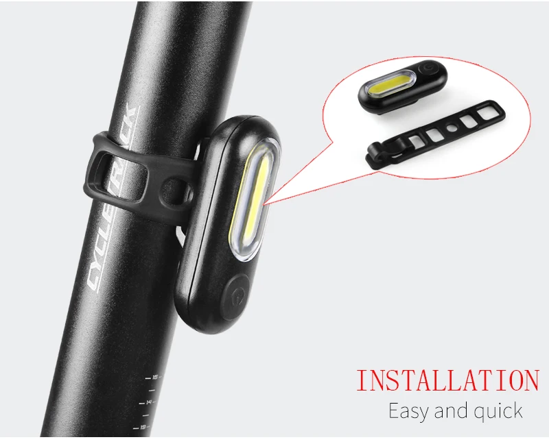 Led Bike Light Rear USB Rechargeable Bicycle Lights Cycling Lamp Warning Tail Light For Bike Bicycles