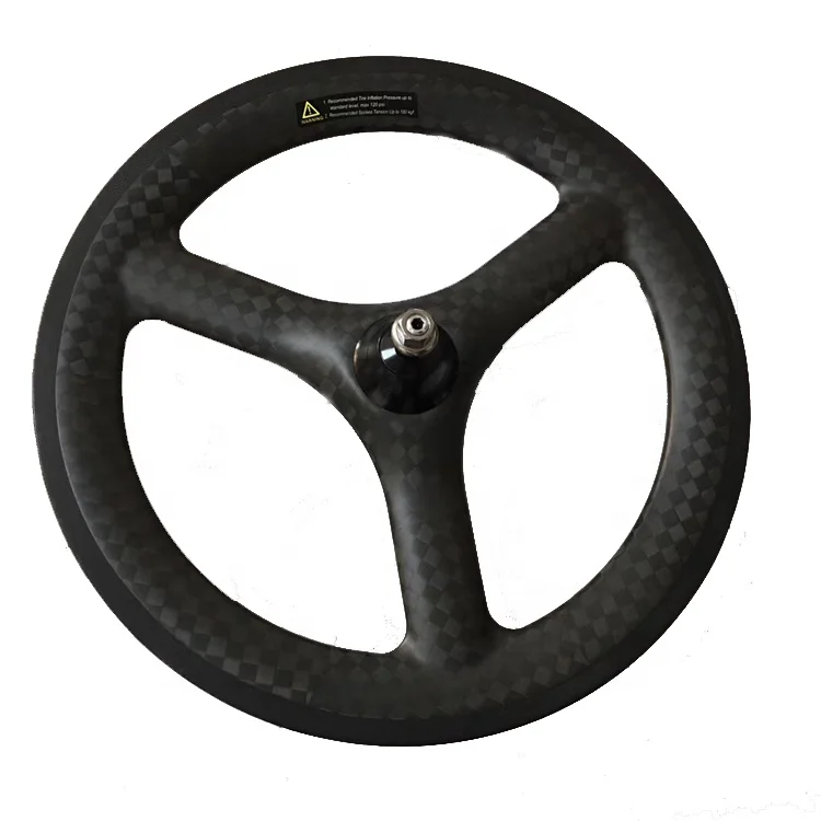 3 spoke carbon wheelset