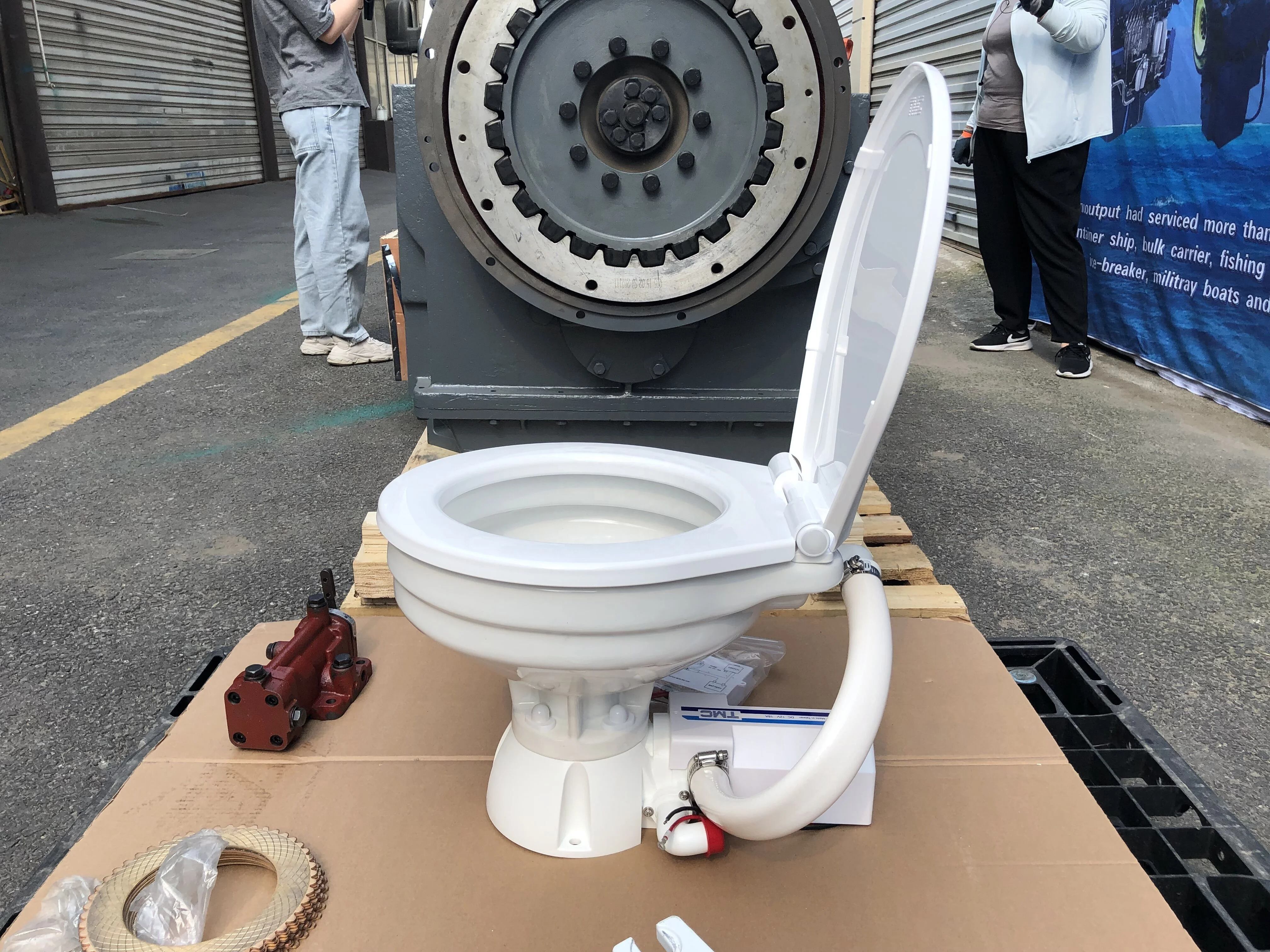 Marine Standard Electric Toilet For Boat Dc 12v 18a Oem Buy Marine