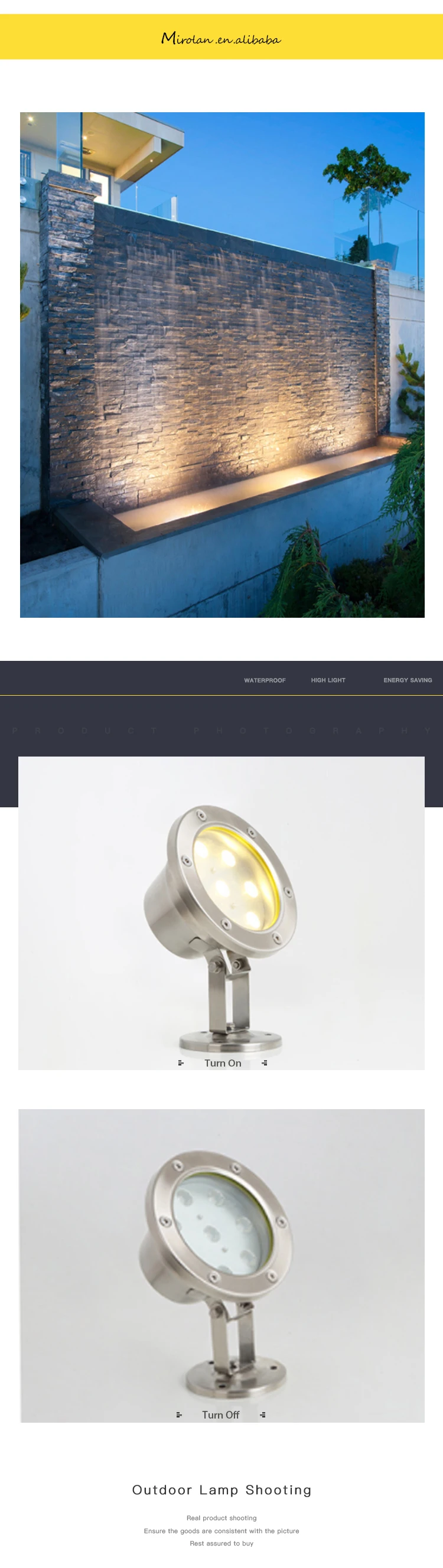 China Factory Newest Design IP68 3W 8W SMD outside lights Chrome outdoor underwater lamp LED swimming  Waterproof pool light