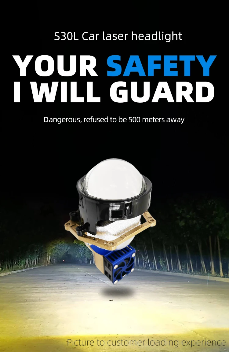 Shuntu S30l Circle Automotive Led Bifocal Super Bright 12v 100w Lens