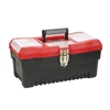 Waterproof General Tools Chests For Storage 16" Plastic Tool Box With Transparent Component