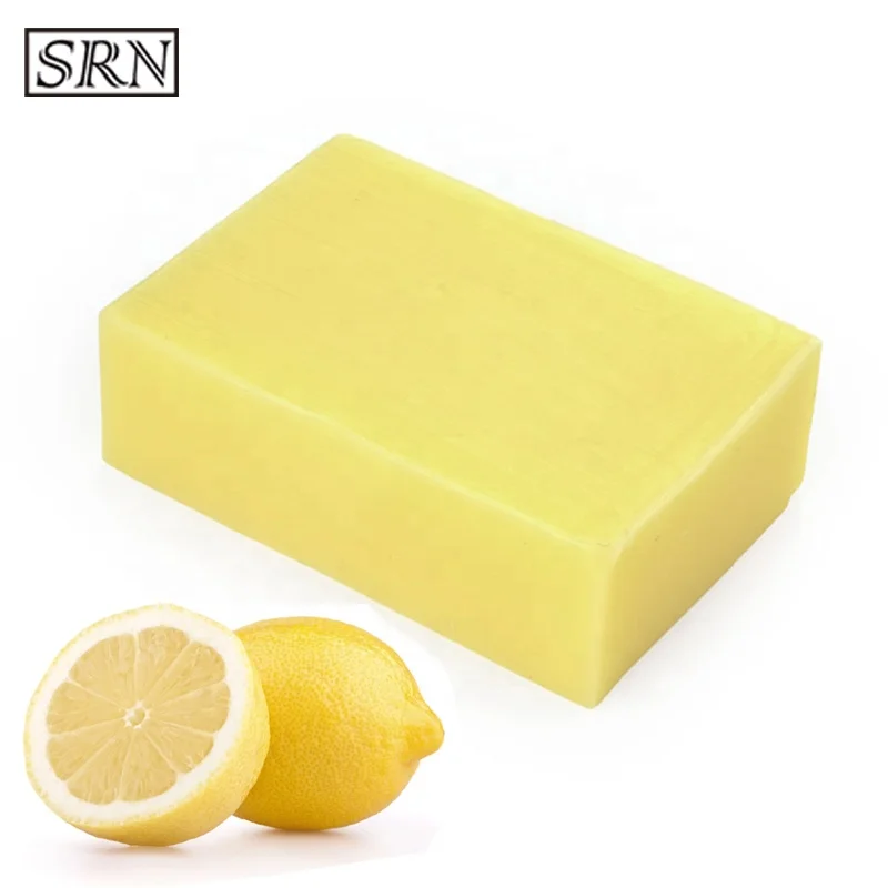 Natural Vegan Skin Lightening Whitening Lemon Hand Made Soap with Private Label