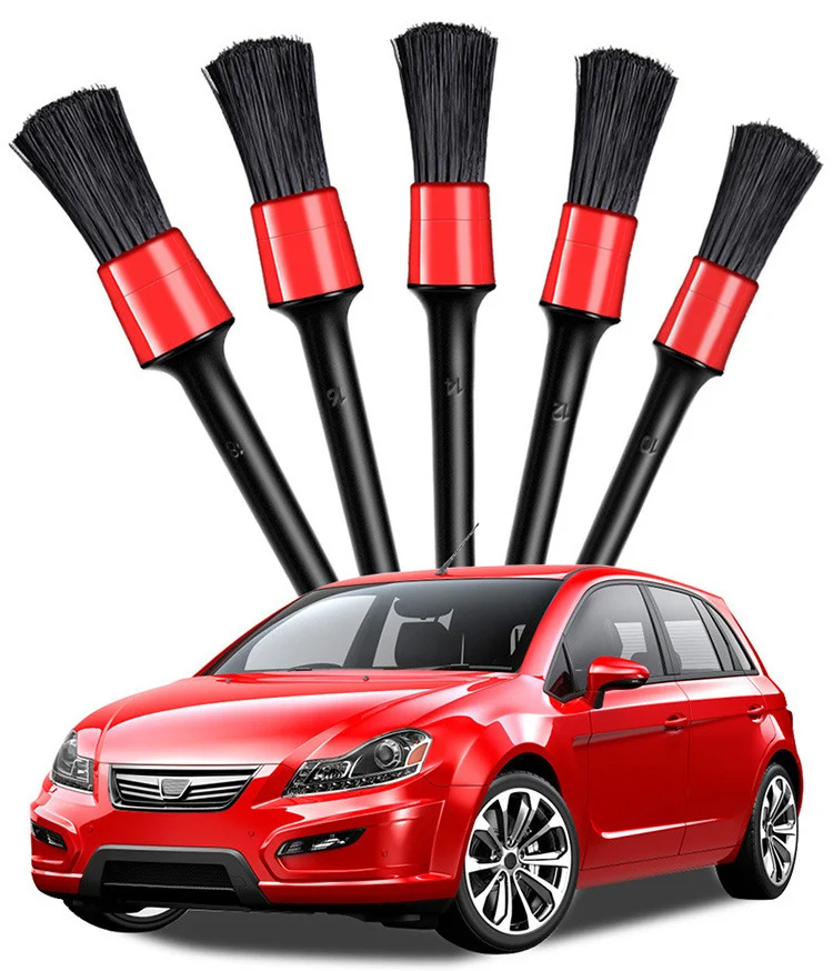 Multipurpose high quality auto small hand detail cleaning brush set