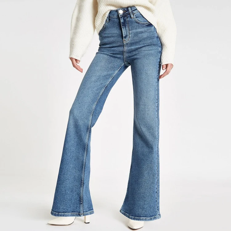 girls flare leg jeans