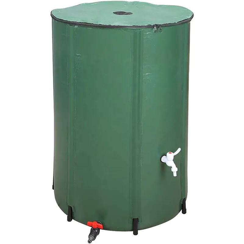 100Gallon/400L Water Storage Bladder, Large Capacity Foldable Water Tank Water Storage Container Bob For Rv Camping Trip Gardening Drought Resistance Emergency Water Agricultural Irrigation
